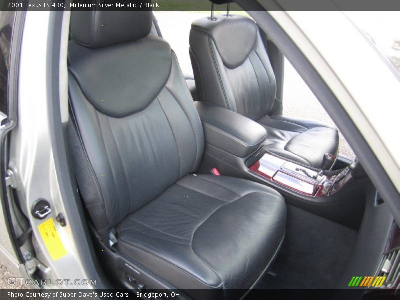 Millenium Silver Metallic / Black 2001 Lexus LS 430
