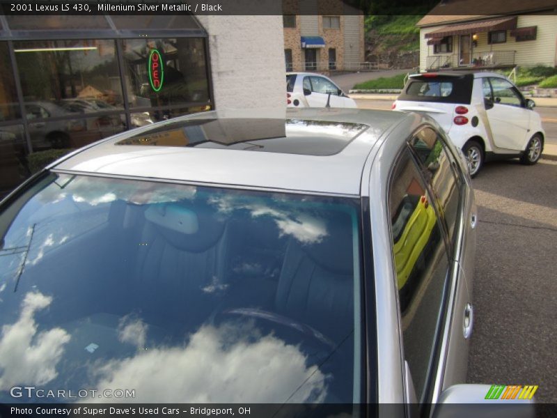 Millenium Silver Metallic / Black 2001 Lexus LS 430