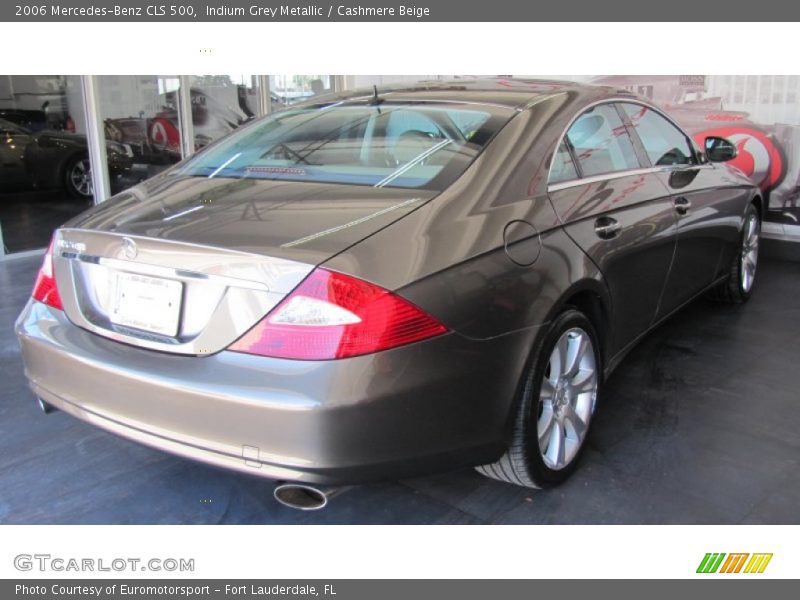Indium Grey Metallic / Cashmere Beige 2006 Mercedes-Benz CLS 500