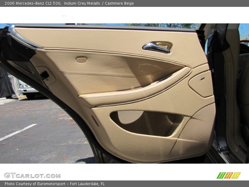 Indium Grey Metallic / Cashmere Beige 2006 Mercedes-Benz CLS 500