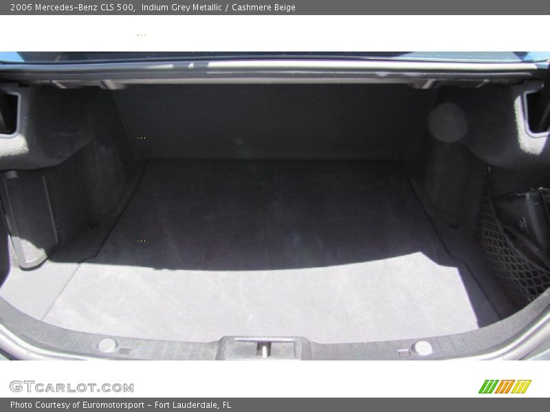 Indium Grey Metallic / Cashmere Beige 2006 Mercedes-Benz CLS 500