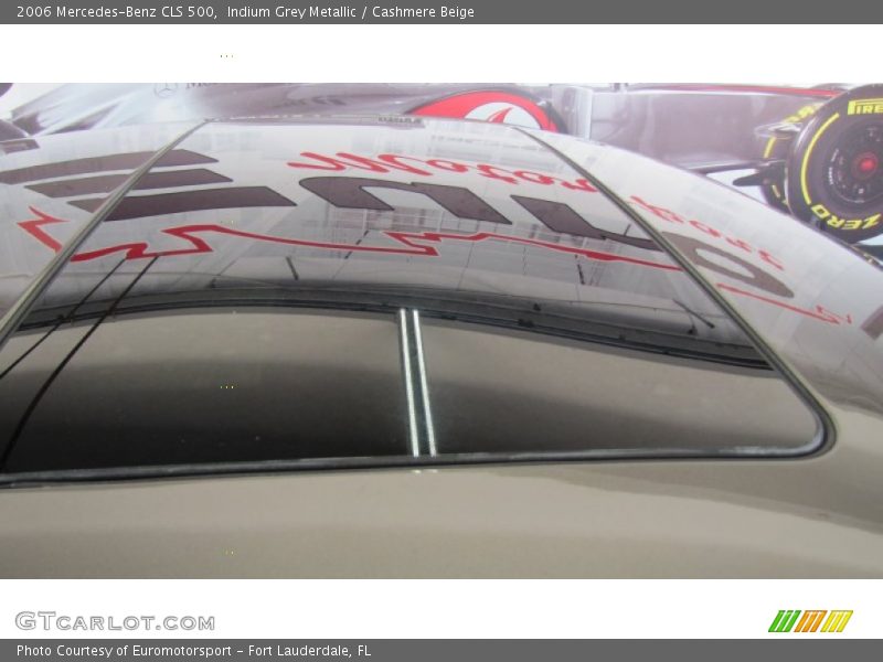 Indium Grey Metallic / Cashmere Beige 2006 Mercedes-Benz CLS 500