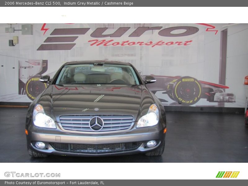 Indium Grey Metallic / Cashmere Beige 2006 Mercedes-Benz CLS 500