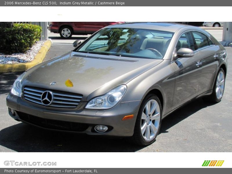 Indium Grey Metallic / Cashmere Beige 2006 Mercedes-Benz CLS 500