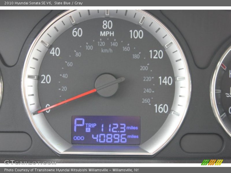 Slate Blue / Gray 2010 Hyundai Sonata SE V6
