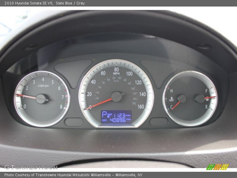 Slate Blue / Gray 2010 Hyundai Sonata SE V6