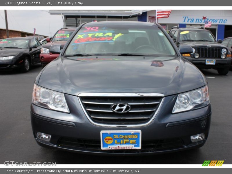 Slate Blue / Gray 2010 Hyundai Sonata SE V6