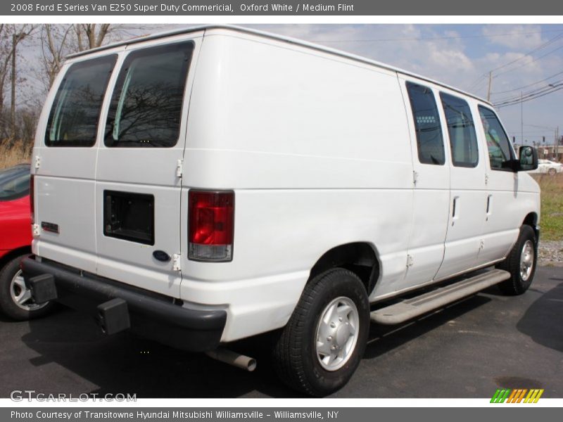Oxford White / Medium Flint 2008 Ford E Series Van E250 Super Duty Commericial