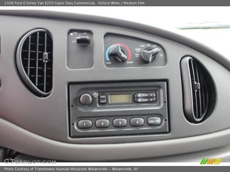 Oxford White / Medium Flint 2008 Ford E Series Van E250 Super Duty Commericial