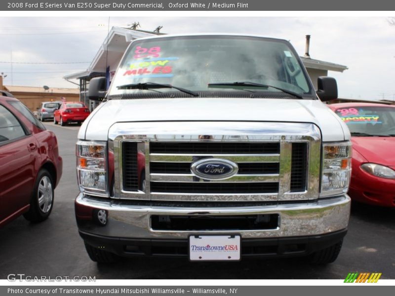 Oxford White / Medium Flint 2008 Ford E Series Van E250 Super Duty Commericial