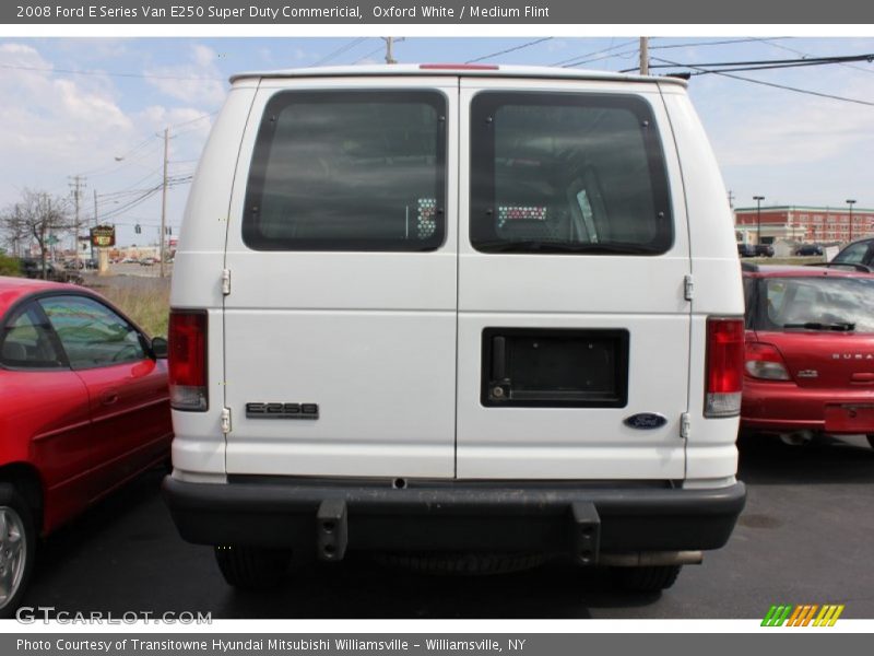 Oxford White / Medium Flint 2008 Ford E Series Van E250 Super Duty Commericial