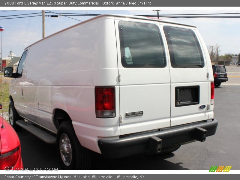 Oxford White / Medium Flint 2008 Ford E Series Van E250 Super Duty Commericial
