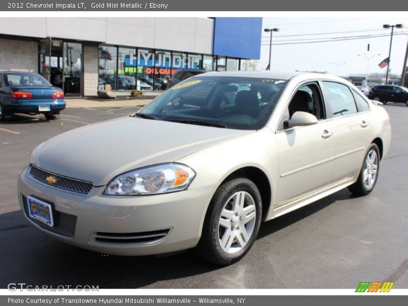 Gold Mist Metallic / Ebony 2012 Chevrolet Impala LT