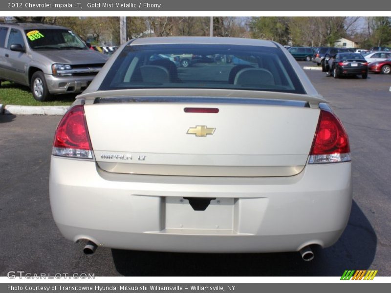 Gold Mist Metallic / Ebony 2012 Chevrolet Impala LT