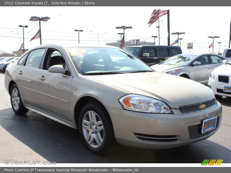 Gold Mist Metallic / Ebony 2012 Chevrolet Impala LT