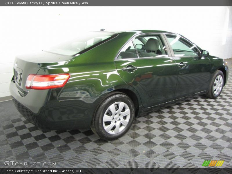 Spruce Green Mica / Ash 2011 Toyota Camry LE
