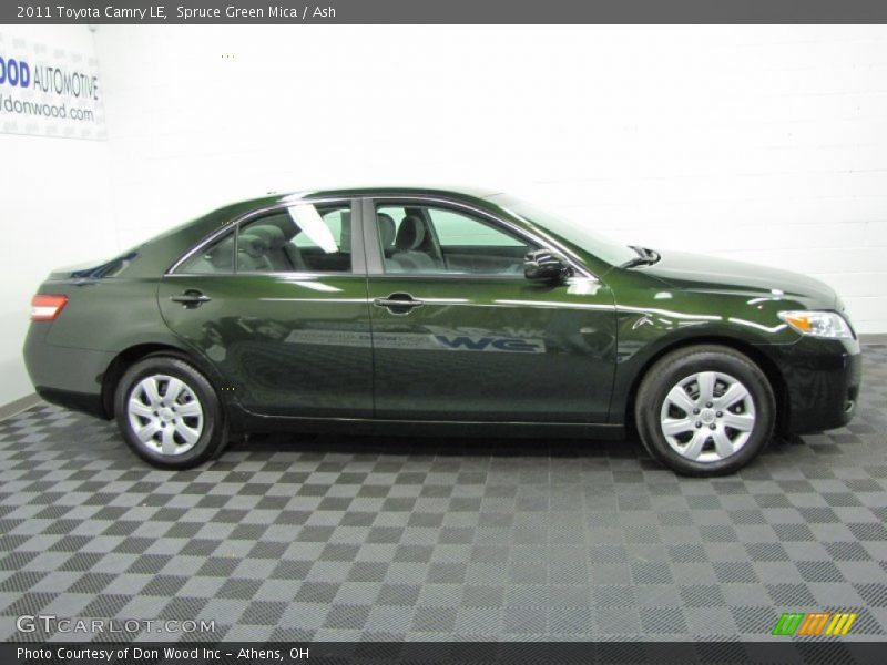 Spruce Green Mica / Ash 2011 Toyota Camry LE