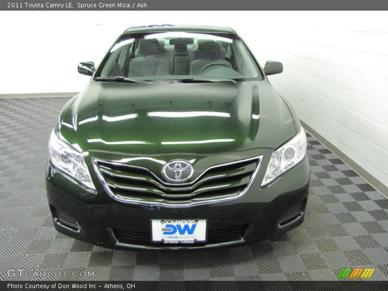 Spruce Green Mica / Ash 2011 Toyota Camry LE