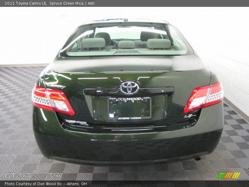 Spruce Green Mica / Ash 2011 Toyota Camry LE