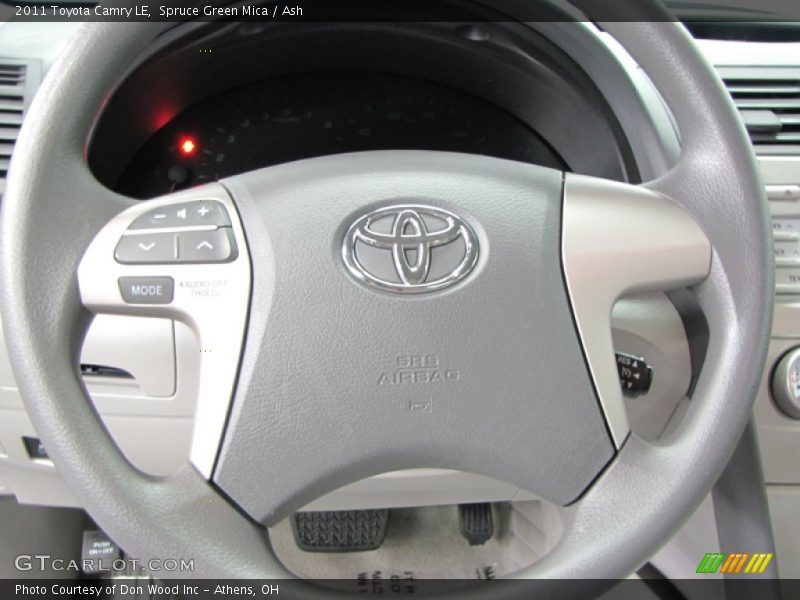 Spruce Green Mica / Ash 2011 Toyota Camry LE