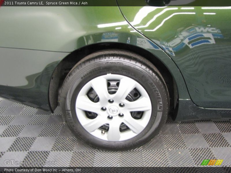 Spruce Green Mica / Ash 2011 Toyota Camry LE