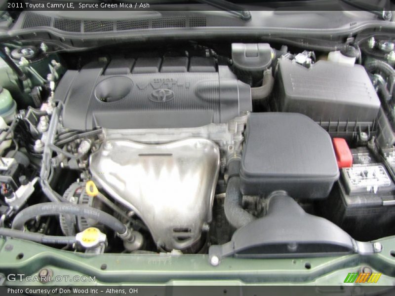 Spruce Green Mica / Ash 2011 Toyota Camry LE