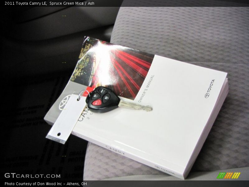 Spruce Green Mica / Ash 2011 Toyota Camry LE