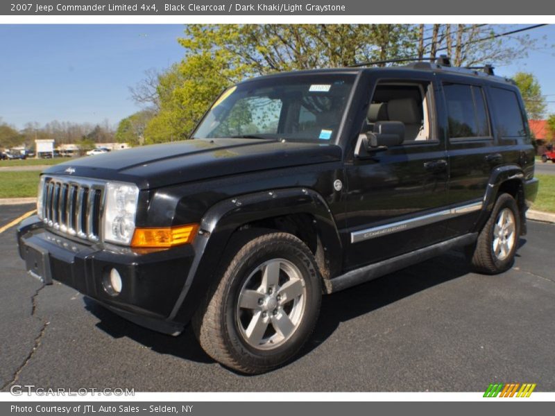 Black Clearcoat / Dark Khaki/Light Graystone 2007 Jeep Commander Limited 4x4