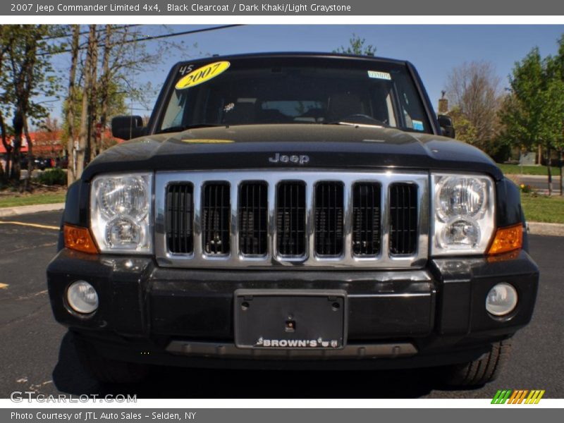 Black Clearcoat / Dark Khaki/Light Graystone 2007 Jeep Commander Limited 4x4