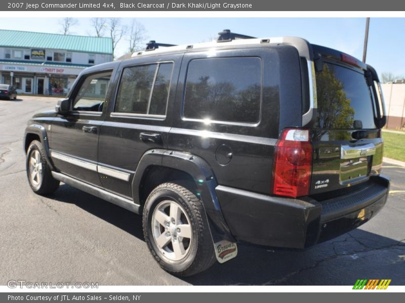 Black Clearcoat / Dark Khaki/Light Graystone 2007 Jeep Commander Limited 4x4
