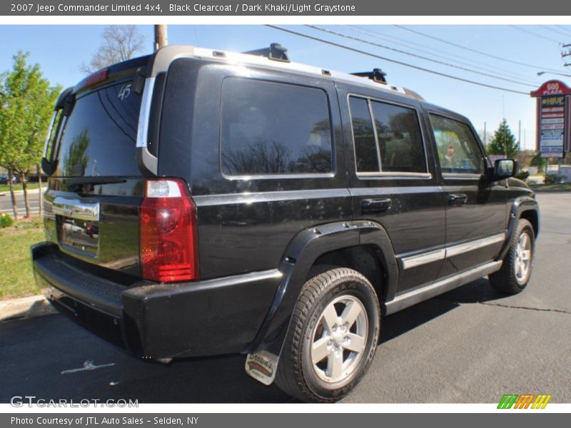 Black Clearcoat / Dark Khaki/Light Graystone 2007 Jeep Commander Limited 4x4