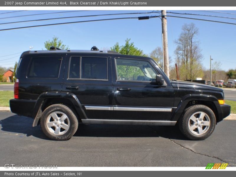 Black Clearcoat / Dark Khaki/Light Graystone 2007 Jeep Commander Limited 4x4