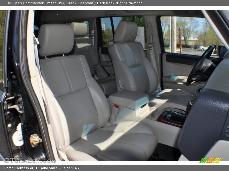 Black Clearcoat / Dark Khaki/Light Graystone 2007 Jeep Commander Limited 4x4