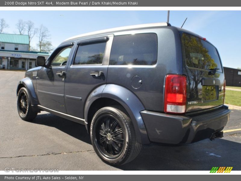 Modern Blue Pearl / Dark Khaki/Medium Khaki 2008 Dodge Nitro SXT 4x4