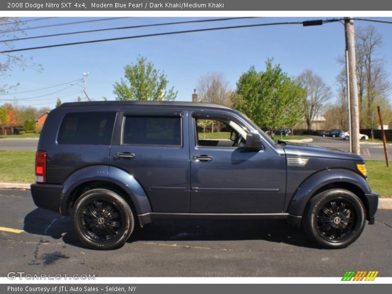 Modern Blue Pearl / Dark Khaki/Medium Khaki 2008 Dodge Nitro SXT 4x4