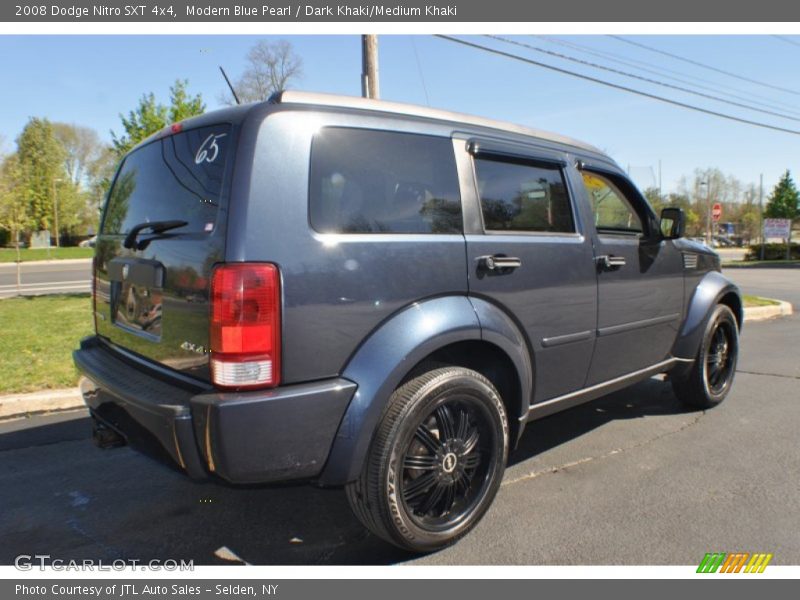 Modern Blue Pearl / Dark Khaki/Medium Khaki 2008 Dodge Nitro SXT 4x4