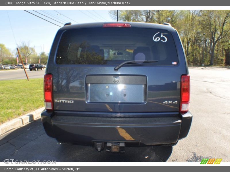 Modern Blue Pearl / Dark Khaki/Medium Khaki 2008 Dodge Nitro SXT 4x4