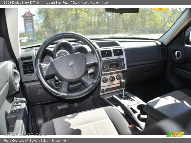Modern Blue Pearl / Dark Khaki/Medium Khaki 2008 Dodge Nitro SXT 4x4