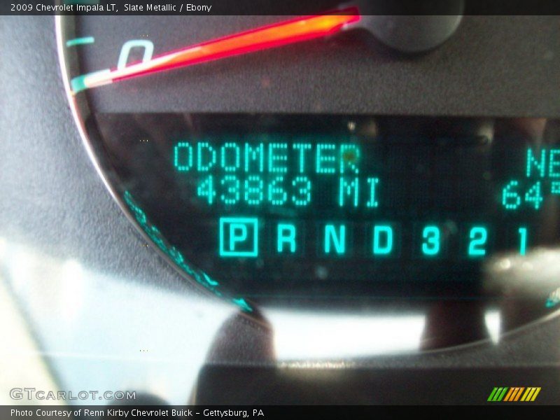 Slate Metallic / Ebony 2009 Chevrolet Impala LT