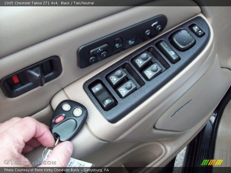Black / Tan/Neutral 2005 Chevrolet Tahoe Z71 4x4
