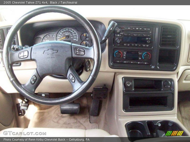 Black / Tan/Neutral 2005 Chevrolet Tahoe Z71 4x4