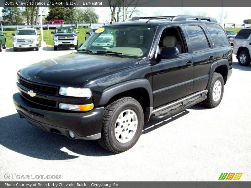 Black / Tan/Neutral 2005 Chevrolet Tahoe Z71 4x4
