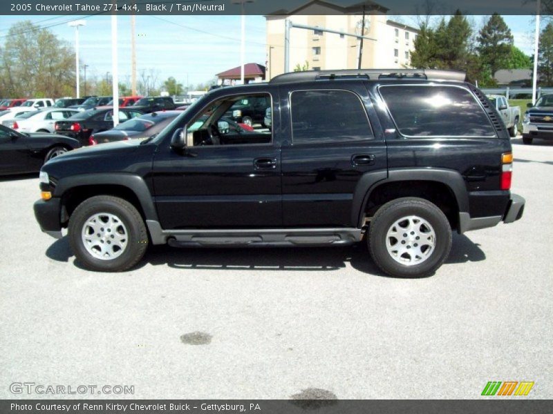 Black / Tan/Neutral 2005 Chevrolet Tahoe Z71 4x4