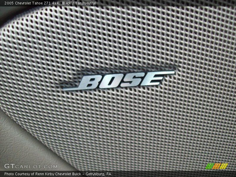 Black / Tan/Neutral 2005 Chevrolet Tahoe Z71 4x4