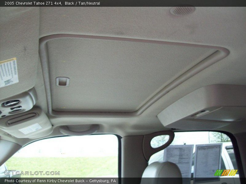 Black / Tan/Neutral 2005 Chevrolet Tahoe Z71 4x4