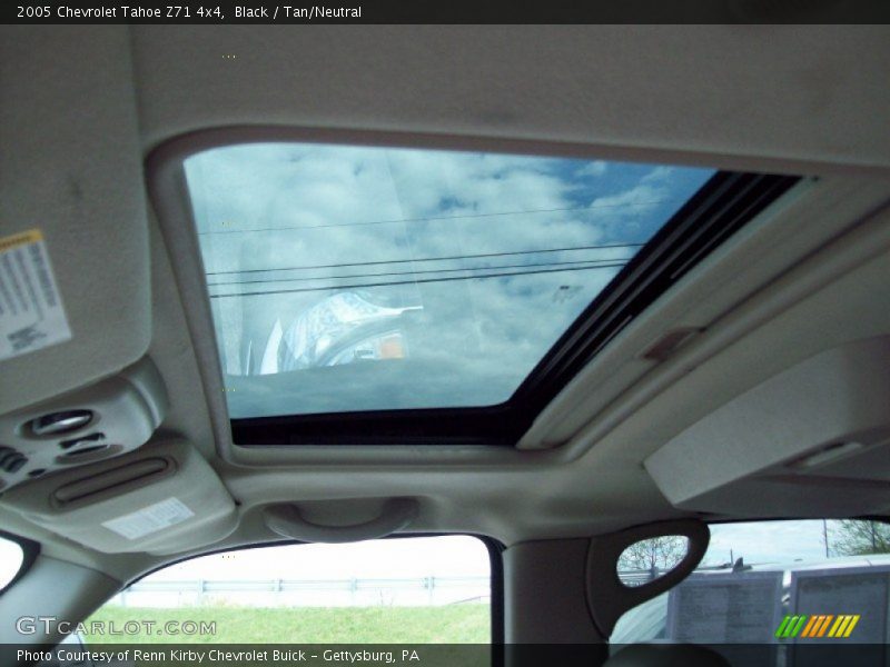 Black / Tan/Neutral 2005 Chevrolet Tahoe Z71 4x4