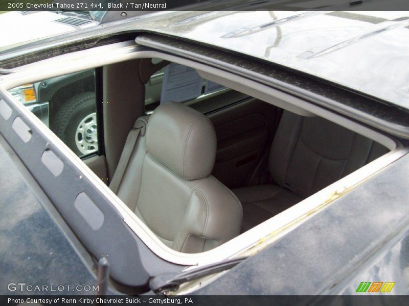 Black / Tan/Neutral 2005 Chevrolet Tahoe Z71 4x4