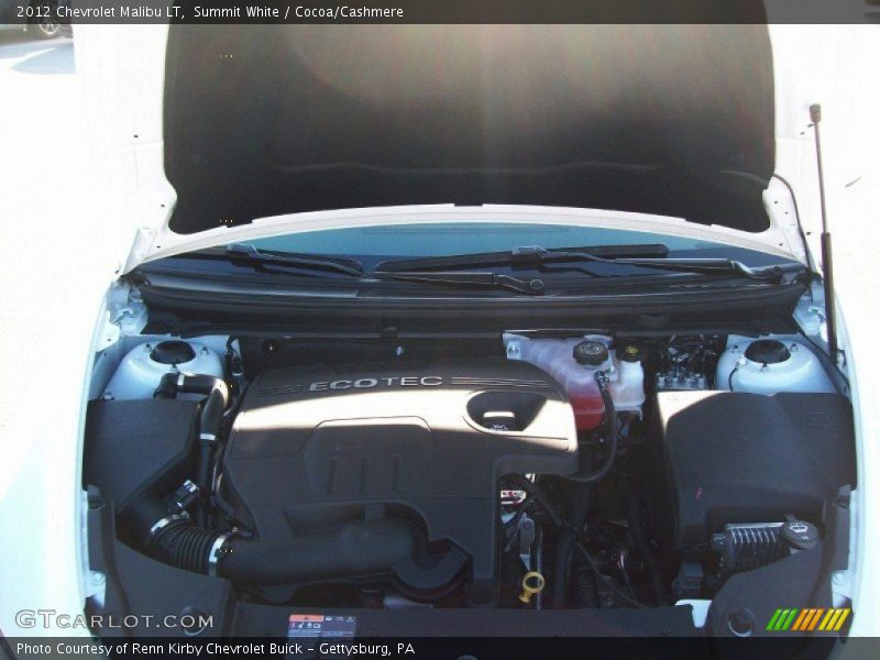 Summit White / Cocoa/Cashmere 2012 Chevrolet Malibu LT