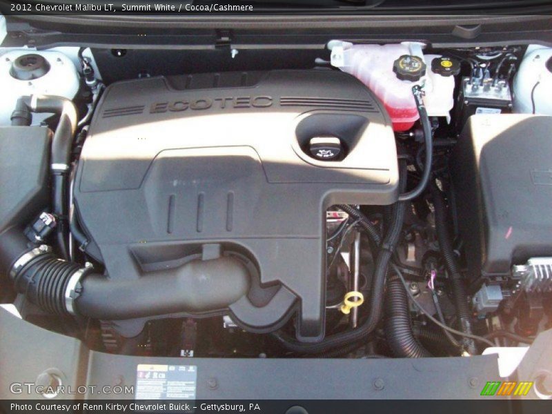 Summit White / Cocoa/Cashmere 2012 Chevrolet Malibu LT