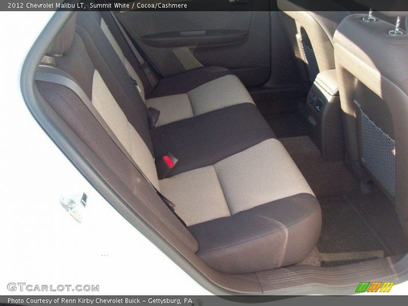 Summit White / Cocoa/Cashmere 2012 Chevrolet Malibu LT